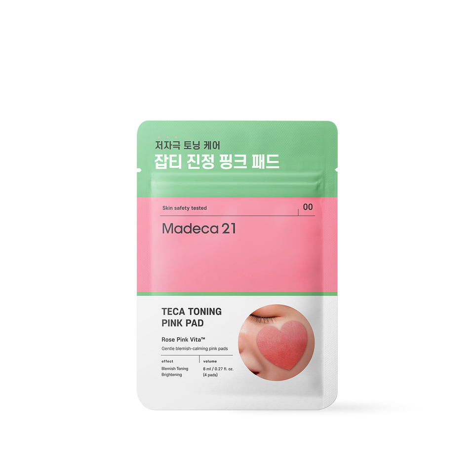 Madeca21 Teca Toning Pink Pad 8 ml × 4 pads · Foto oficial del producto