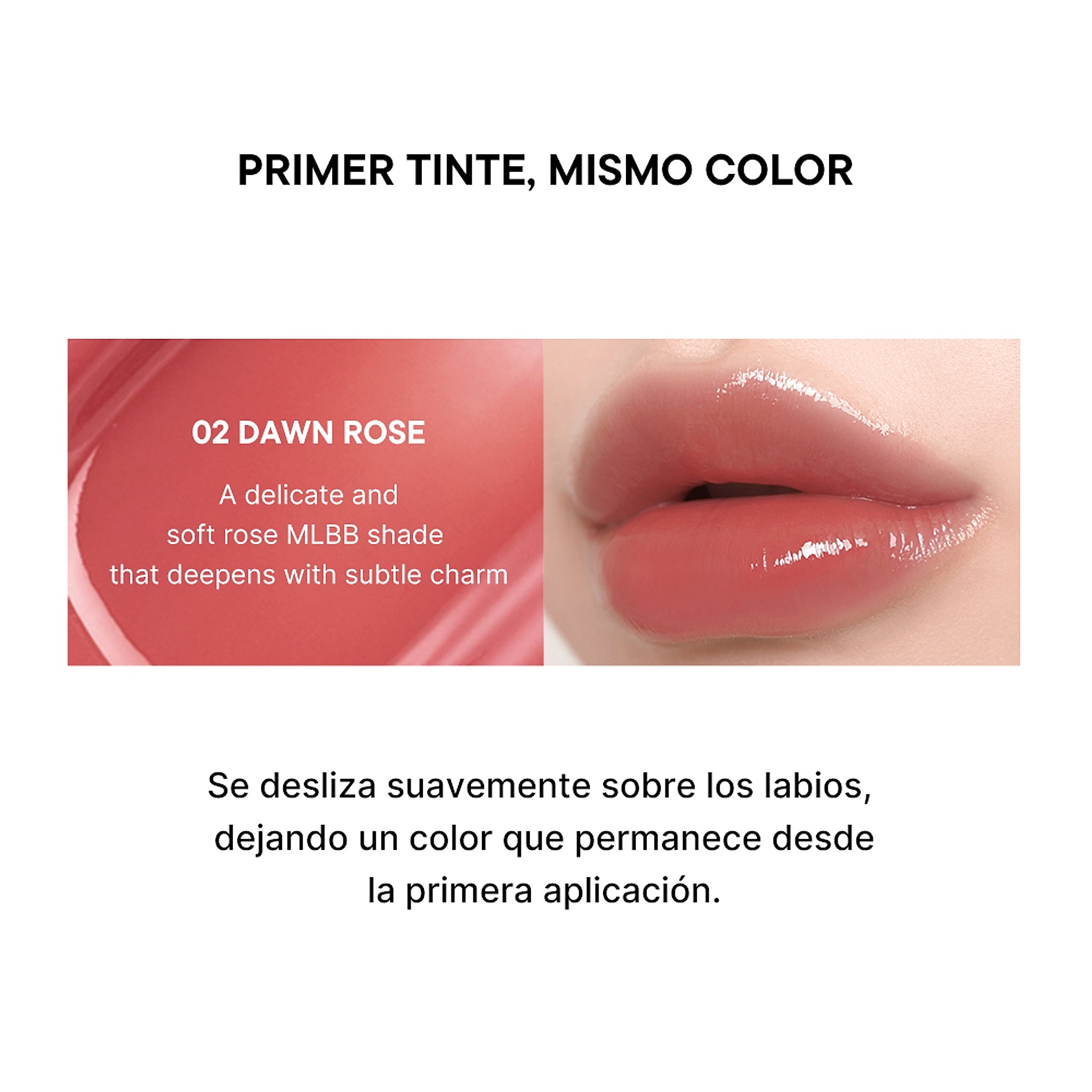 🚀 Hevvy Makeup First Stain Glow Tint - Dawn Rose - imagen 4