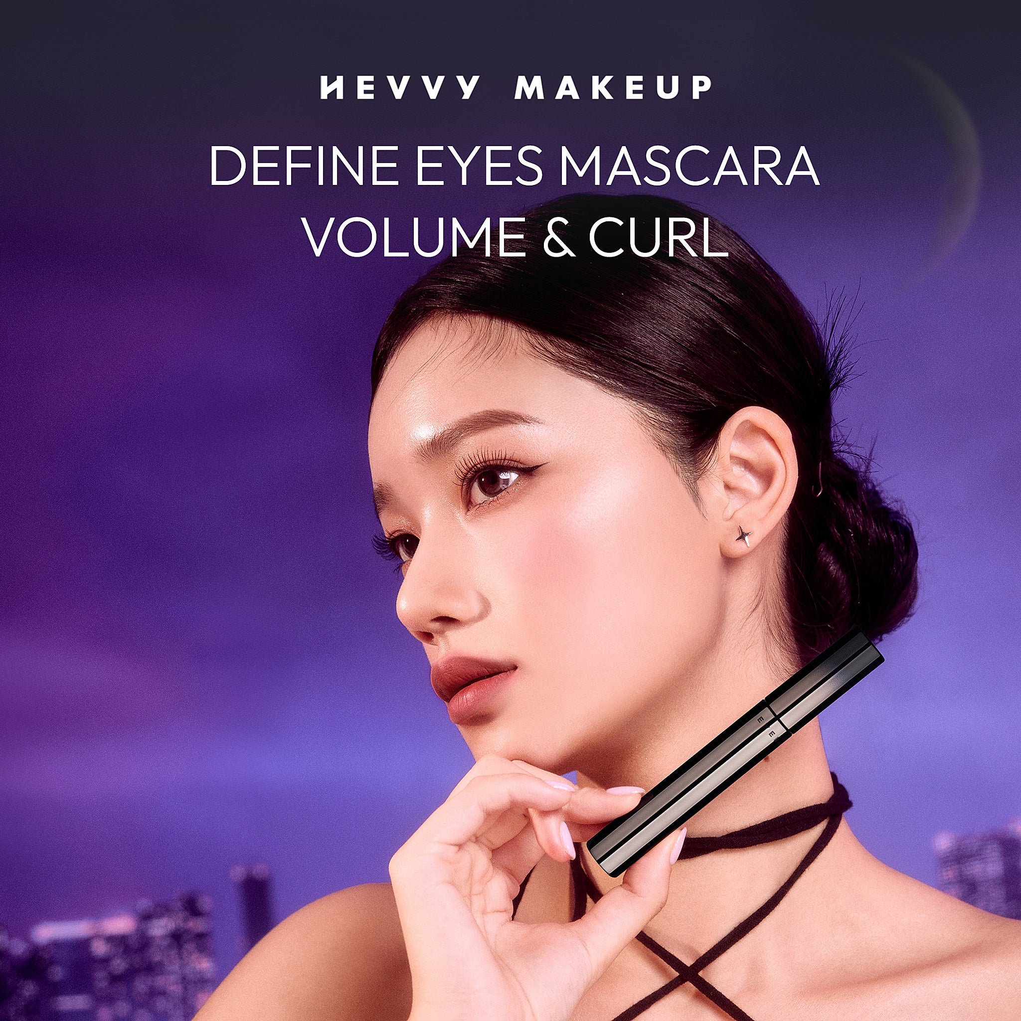 🚀 Hevvy Makeup Define Eyes Mascara Volume & Curl - imagen 2