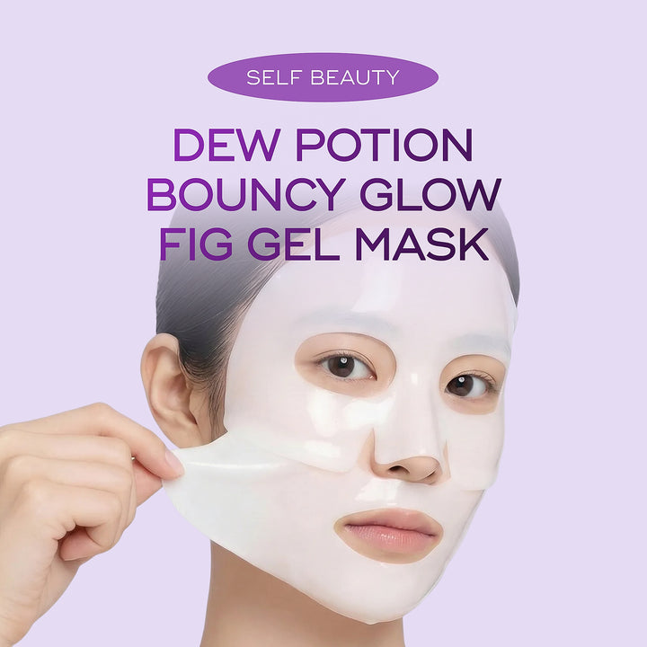 🚀 Self Beauty Dew Potion Bouncy Glow Fig Gel Mask - imagen 2