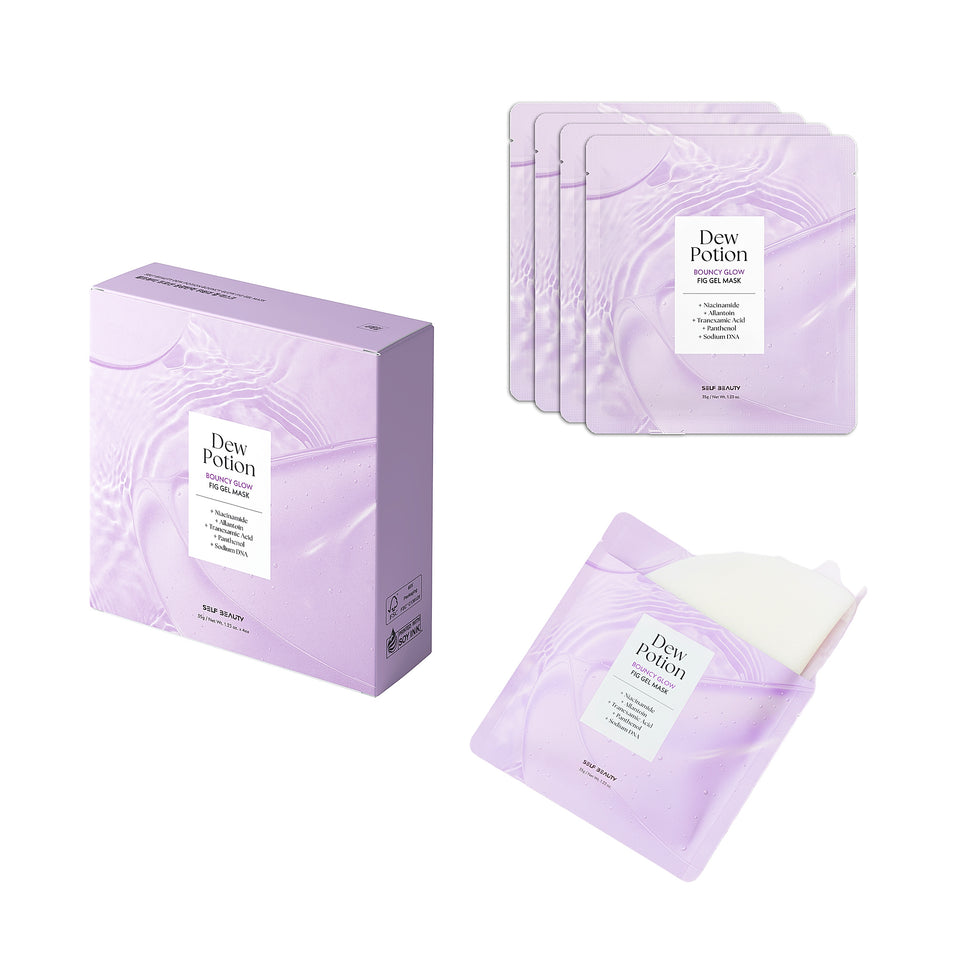 🚀 Self Beauty Dew Potion Bouncy Glow Fig Gel Mask - imagen 1
