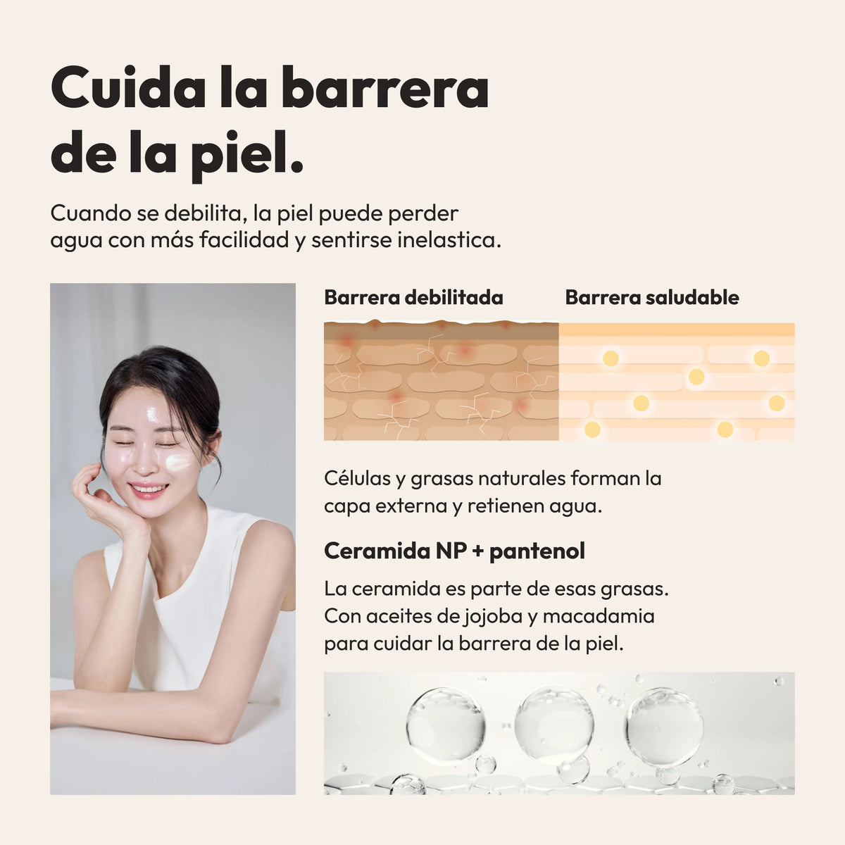 Demaf Here-Oh My First Serum 155 ml · Barrera · piel y estructura