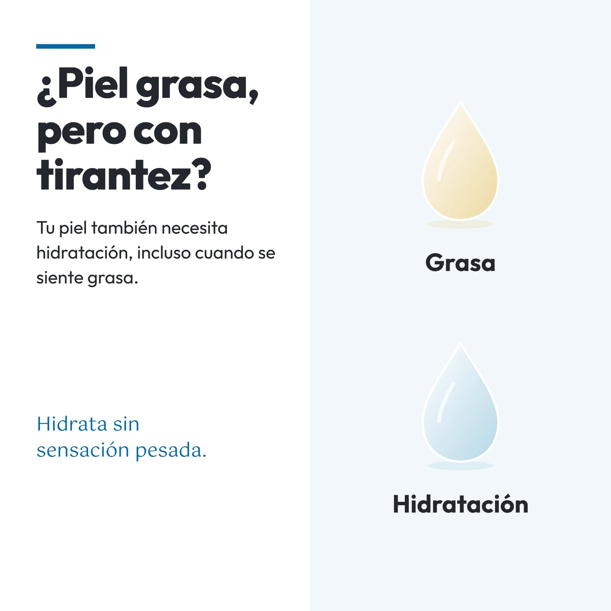 Demaf Here-Oh My First Serum - Light 155 ml · Problema · piel grasa deshidratada