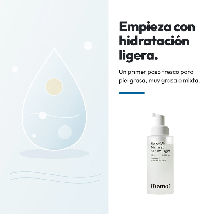 Demaf Here-Oh My First Serum - Light 155 ml · Solución · hidratación ligera