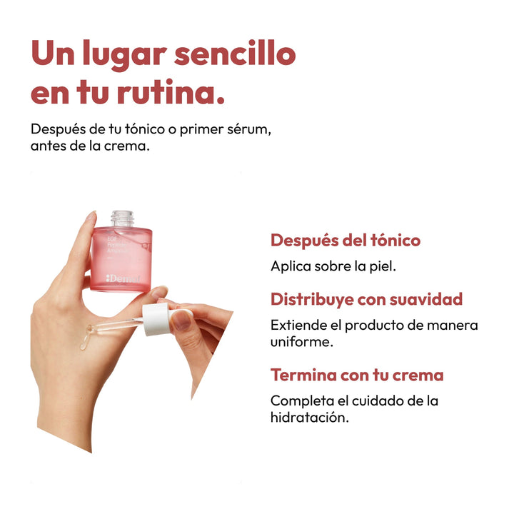 Demaf EGF Peptide Ampoule 60 ml · Cómo usar