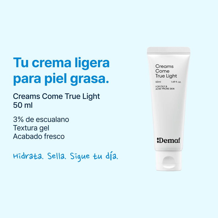 Demaf Creams Come True Squalane Barrier Repair Cream - Light 50 ml · Tu elección