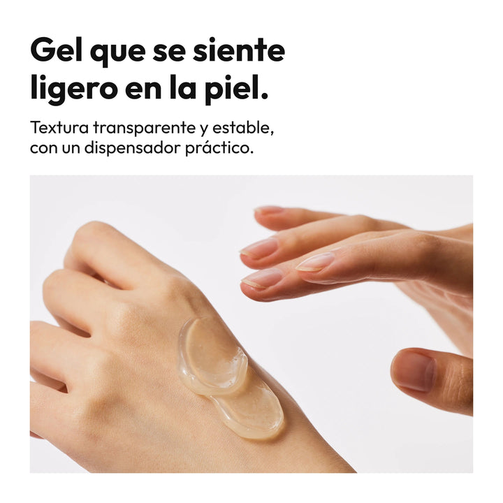 Demaf Rice Gel Cleanser 150 ml · Textura y dispensador