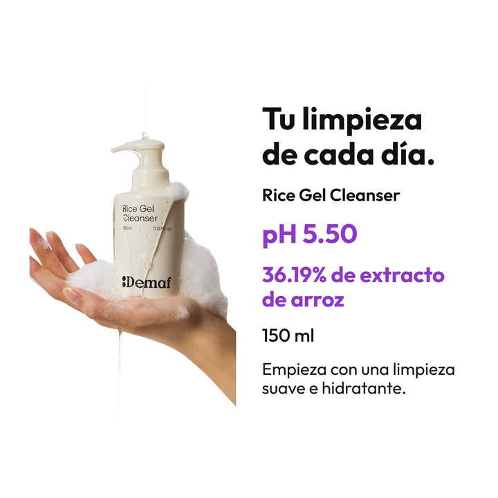 Demaf Rice Gel Cleanser 150 ml · Elección · limpieza diaria