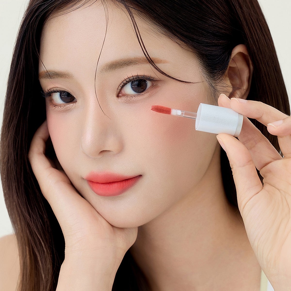 🚀 Hevvy Makeup Blurring Effect Lip Tint - Peach Please - imagen 9