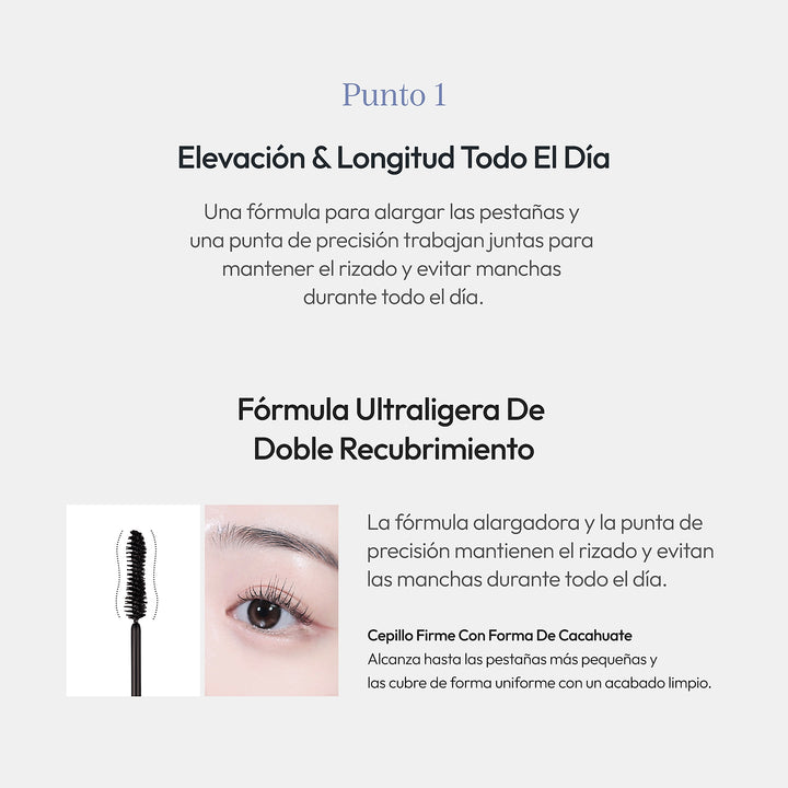 🚀 Hevvy Makeup Define Eyes Mascara Volume & Curl - imagen 4