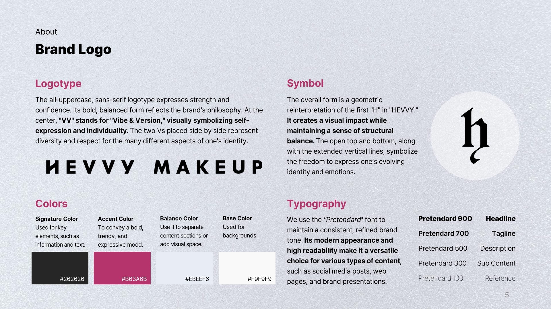 Hevvy Makeup Brand Introduction · página 5