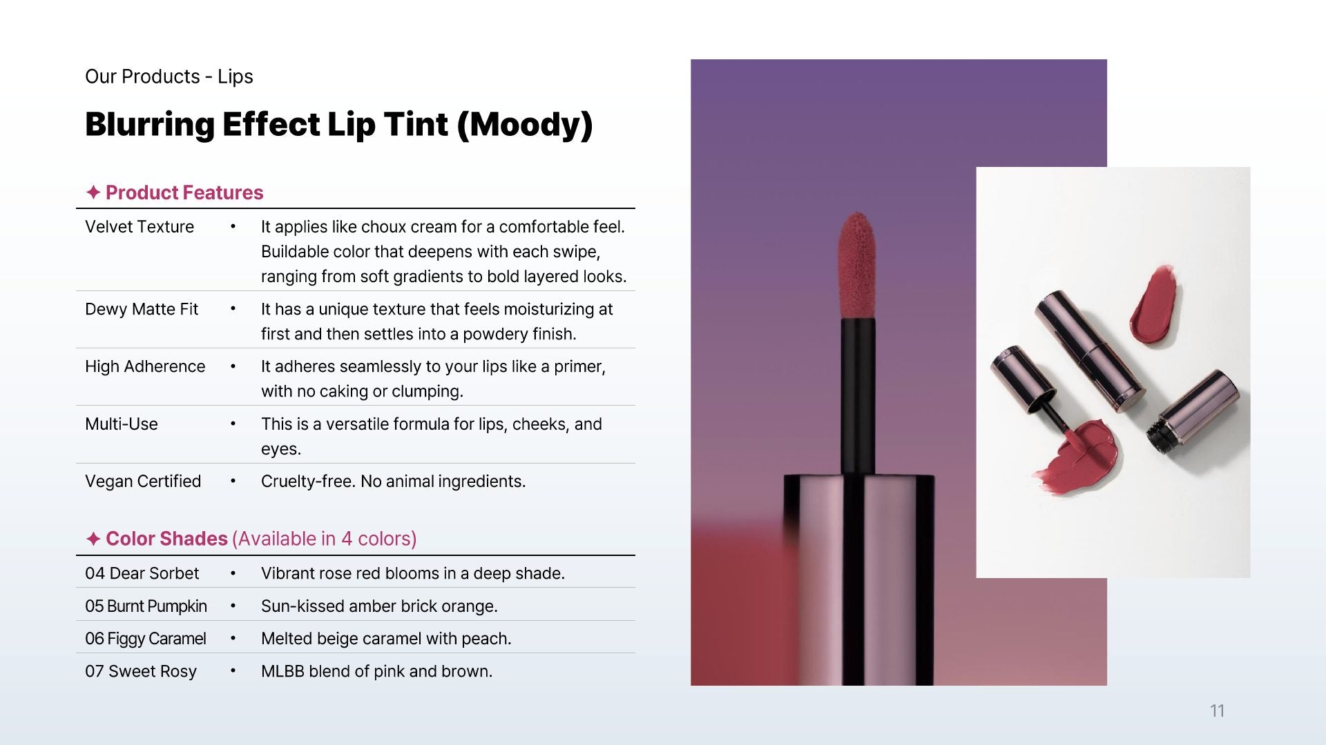 Hevvy Makeup Brand Introduction · página 11