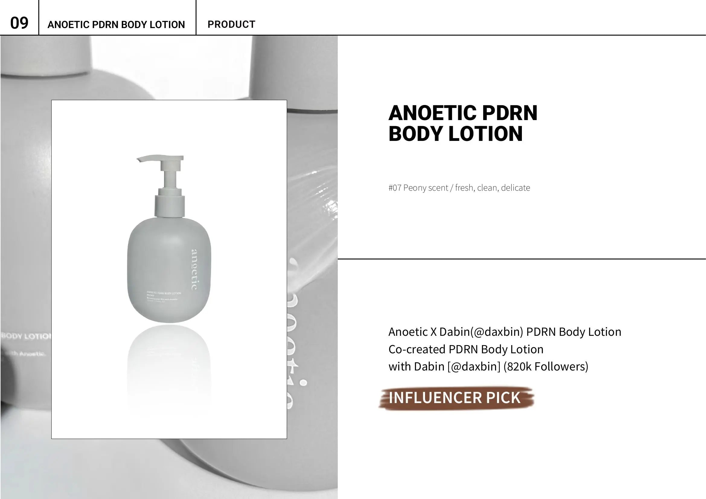 Anoetic PDRN Body Lotion · página 1