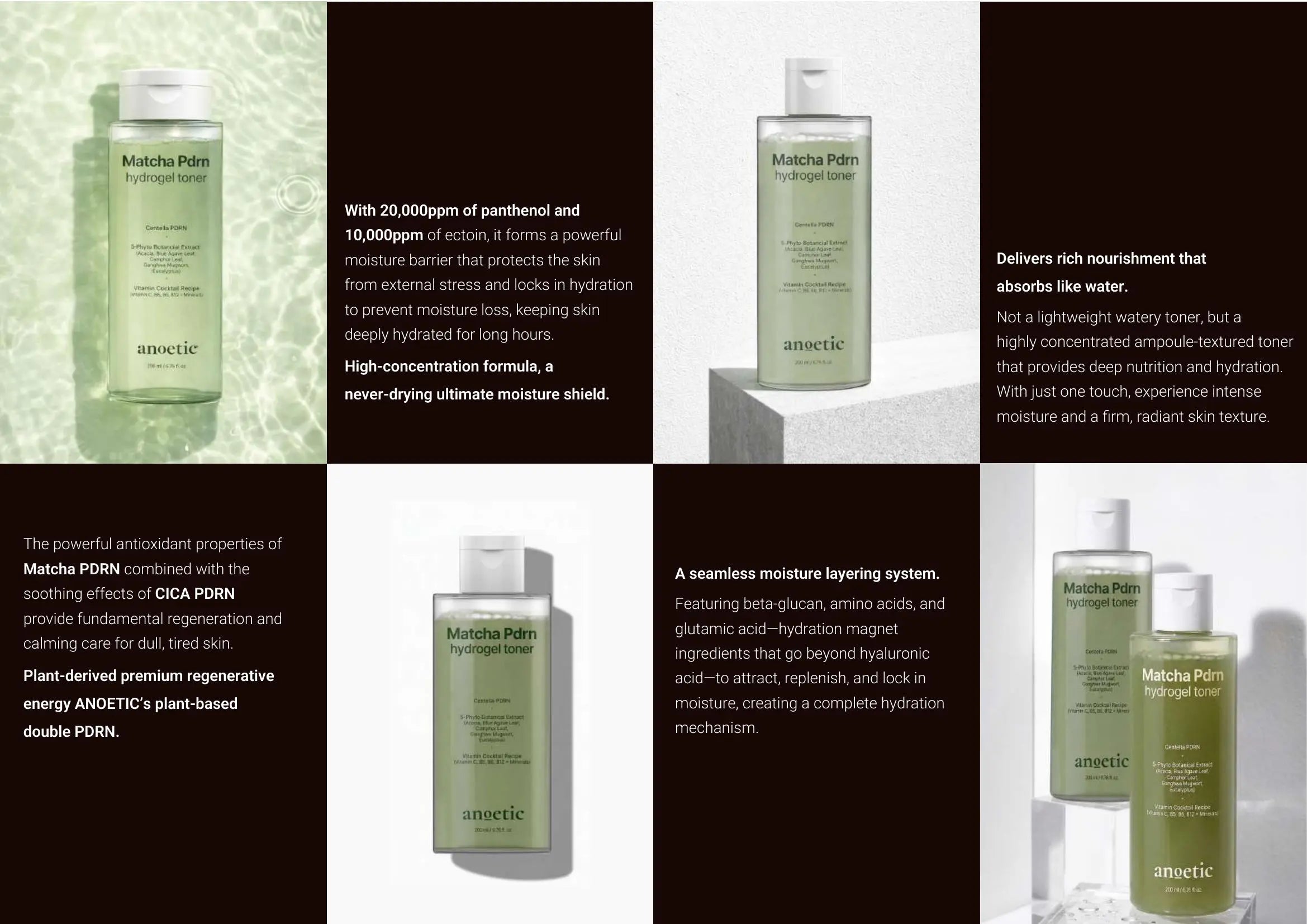 Anoetic Matcha PDRN Ectoin Panthenol Toner Mist · página 3
